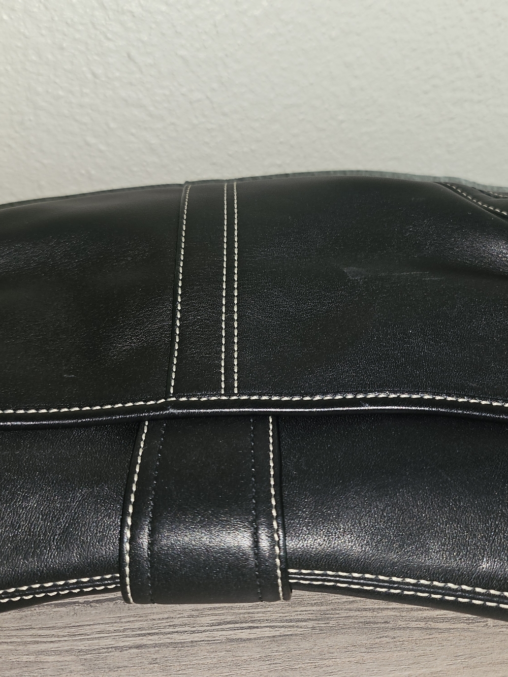 Coach Black Leather Interior Patch Bag - Picture 4 of 10